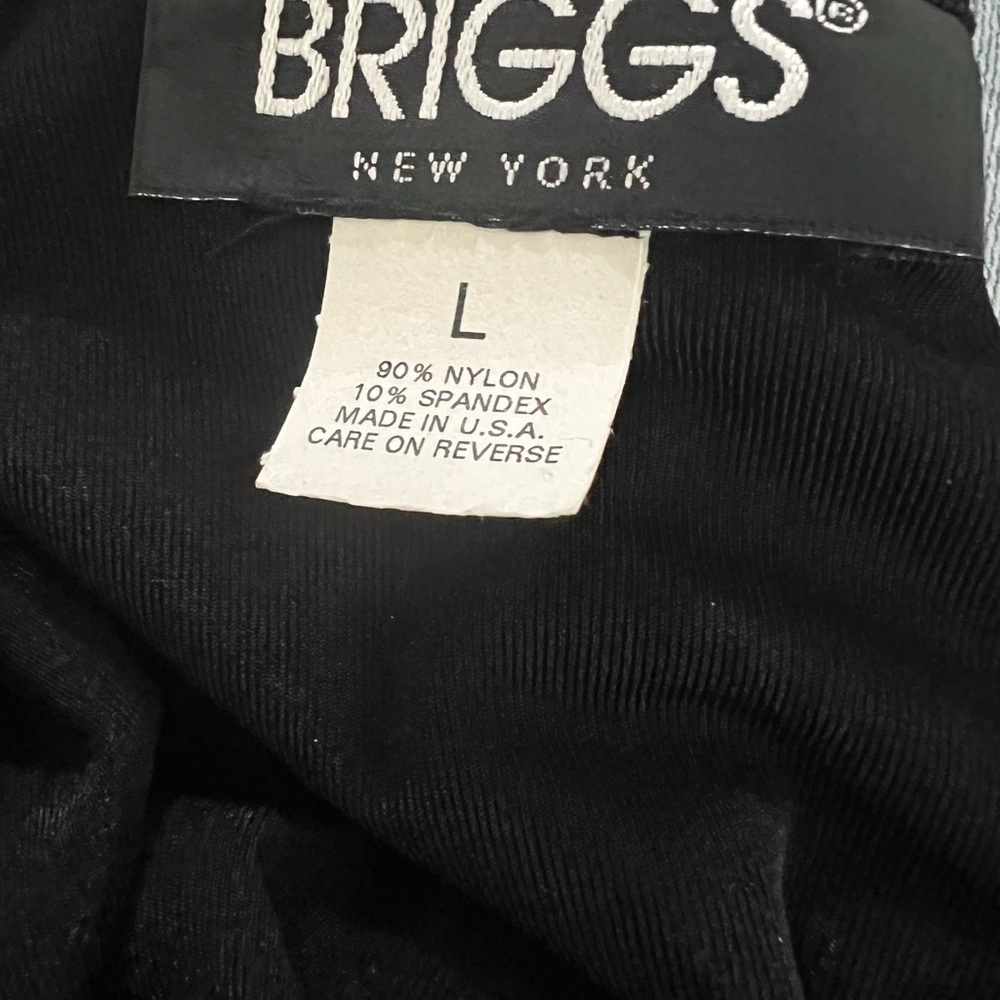Briggs New York Women’s Black Pink Glitter Top 3/4 Sleeve Size Large - Picture 4 of 5